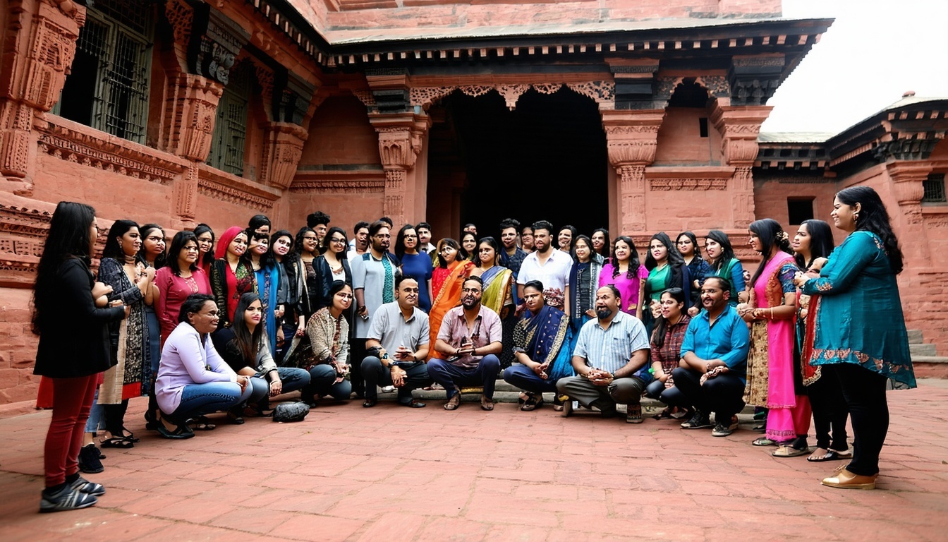 Collaboration among voice artists in Nepal