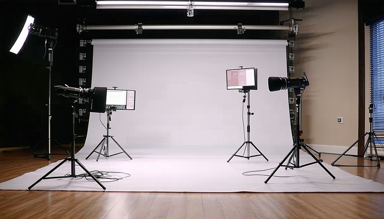 Studio setup for voiceover